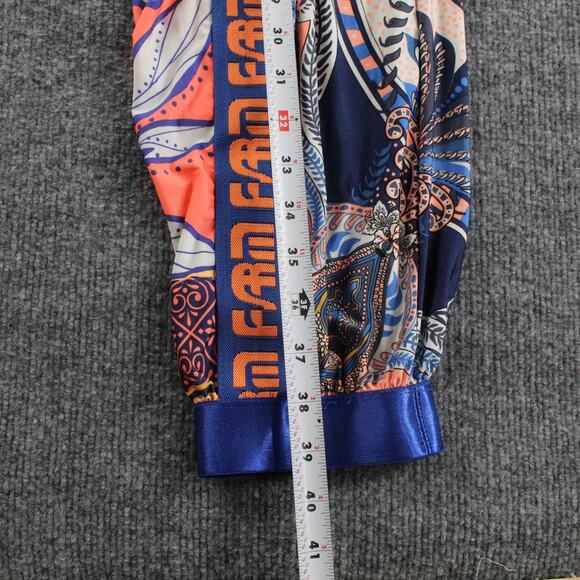 Farm Rio Pants Womens Small Balloon Floral Paisley Joggers Multicolor Boho Artsy - Picture 11 of 13